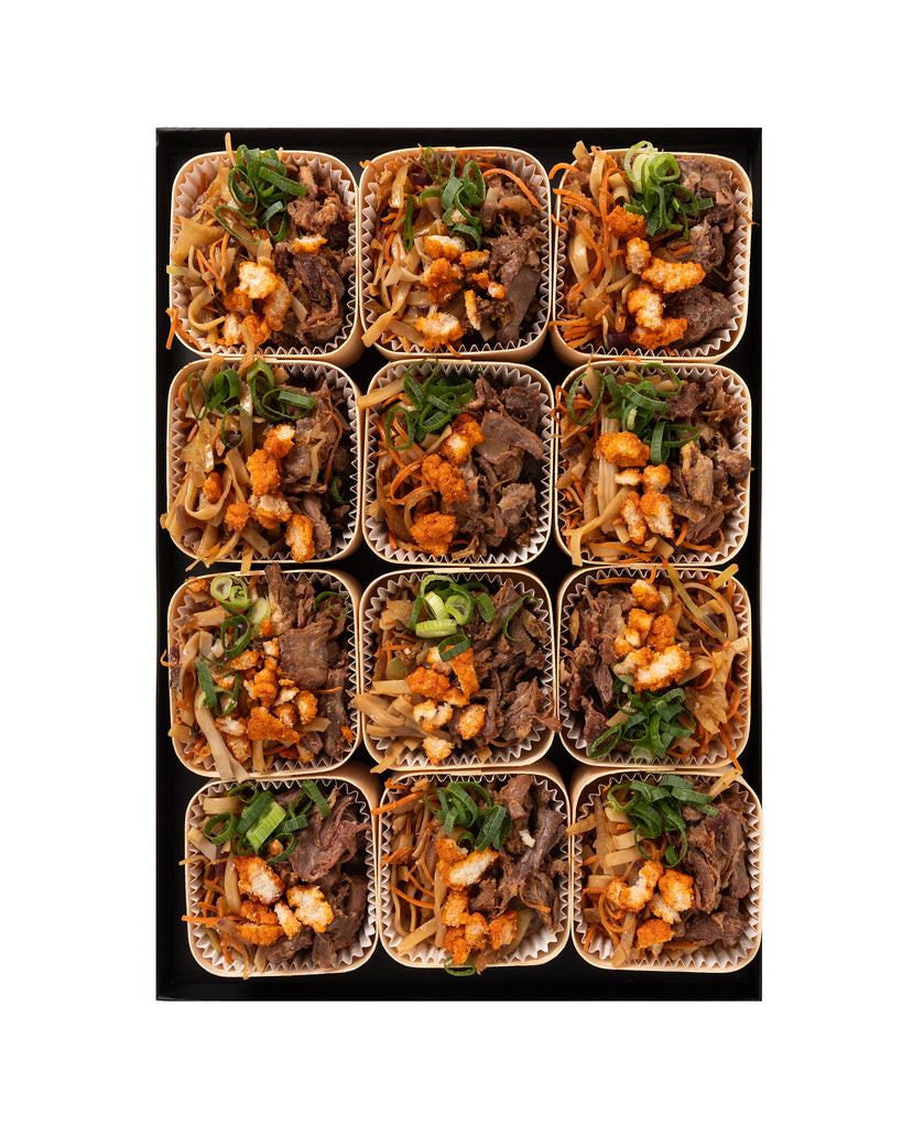 WOODBOX • BOEUF • Mini-plat chaud • Prix par woodbox