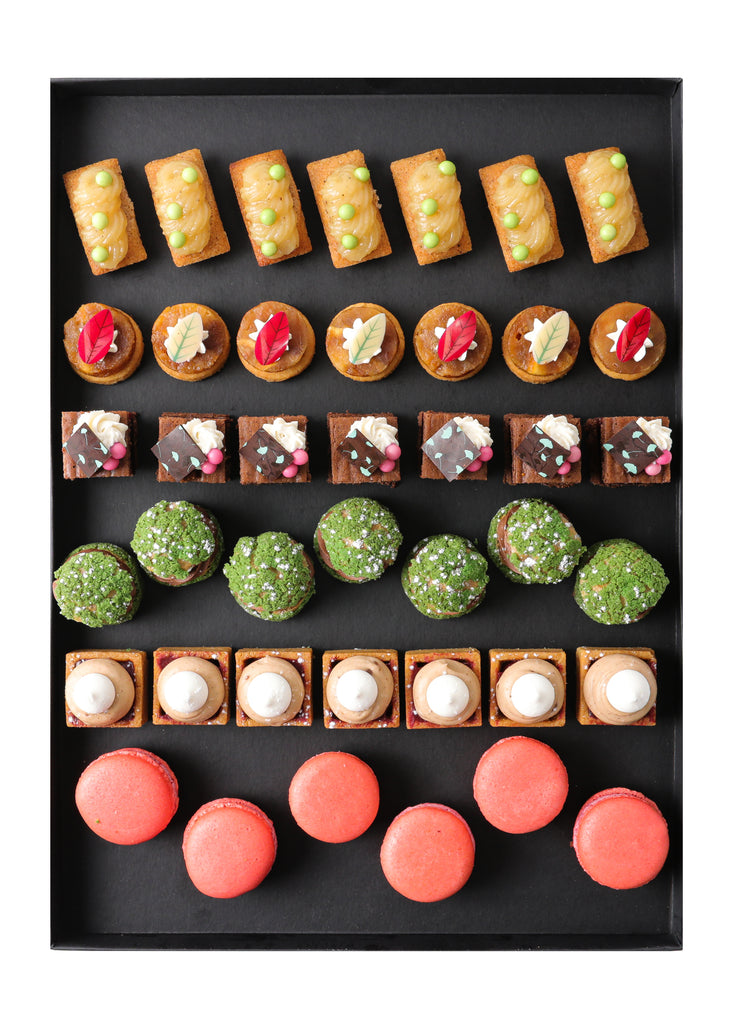 MIGNARDISES DESSERT ARTISANALES • 42 pièces sucrées • Prix du Coffret