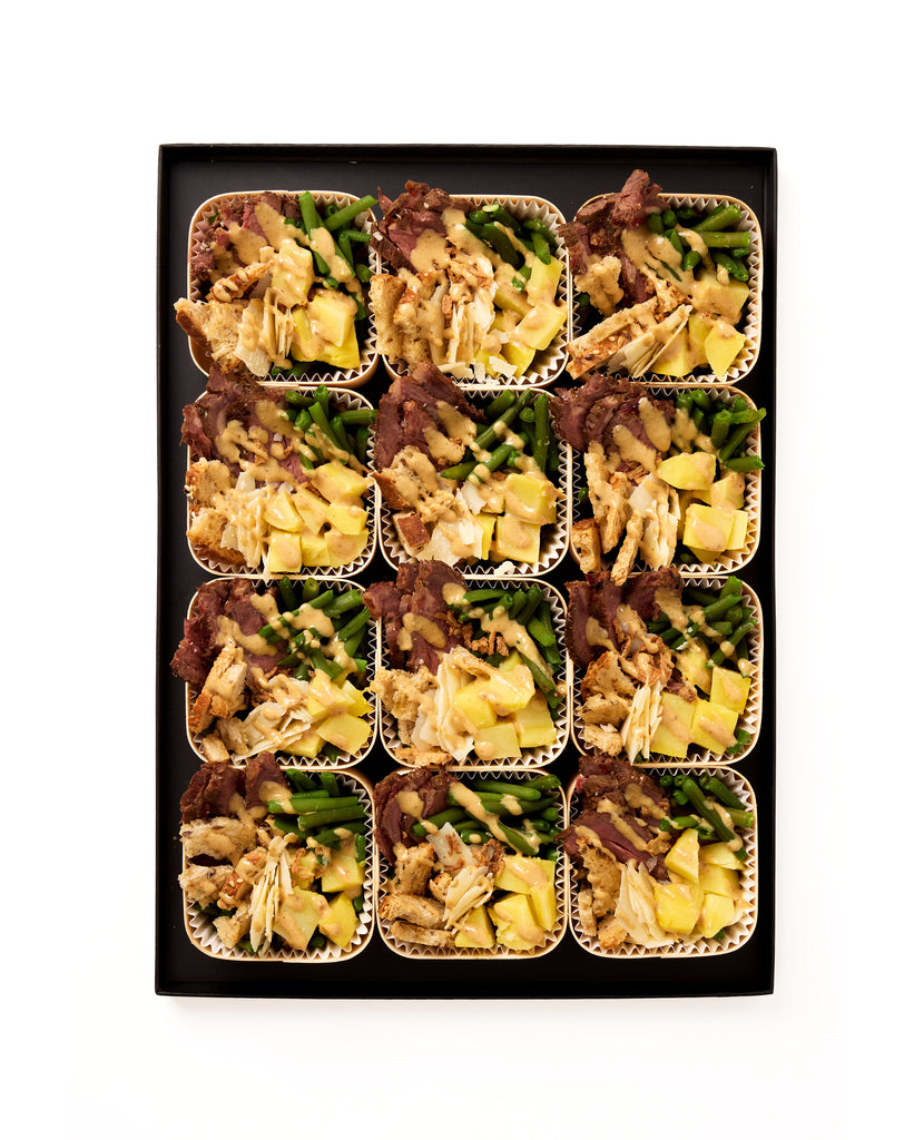 WOODBOX • BOEUF • Mini-plat froid • Prix par woodbox