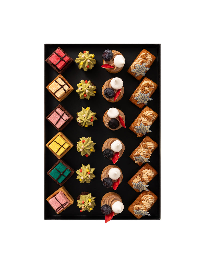 MIGNARDISES  DE NOËL DESSERT ARTISANALES • 4 pièces sucrées • Prix par pers.