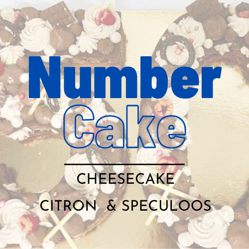 NUMBER CAKE • Cheesecake Citron & Speculoos • Prix par Chiffre